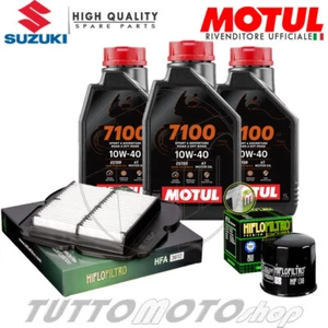 Tagliando SUZUKI SV 650 2003 2004 2005 / Motul 7100 10w40 + filtro olio / aria - Foto 1 di 5