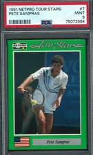 1991 NETPRO TOUR STARS #7 PETE SAMPRAS PSA 9 MINT 