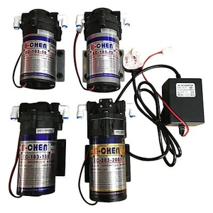 Bomba de refuerzo de unidad de ósmosis inversa RO con transformador y accesorios 50/75/100 gpd - Imagen 1 de 5