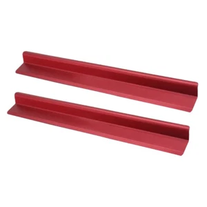 2x Red Car Door Sill Plate Protector Guards Strip for Jeep Wrangler JK 2007-18 - Picture 1 of 3