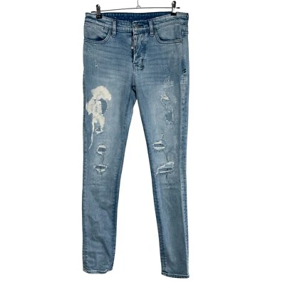 Ksubi Van Winkle Skinny Jeans Thrashed Mens W30 L33 Raf Repaired 098 Demin - image 1 of 4
