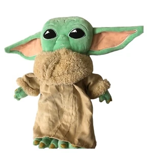 "Star Wars Mandalorian Niño Grogu Bebé Yoda Peluche Animal de Peluche Juguete de 14" - Imagen 1 de 4