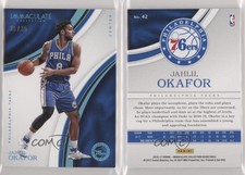 2016-17 Panini Immaculate Blue /35 Jahlil Okafor #42