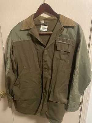 DUXBAK Mens Vintage  Hunting Jacket Montana Cloth With Zip Out  Game Bag  L XL - Image 1 of 4