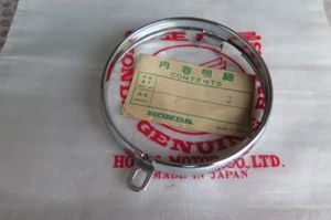 HONDA C100 CA100 C102 CA102 C105 CA105T C110 C115 CZ100 HEAD LIGHT RIM GENUINE - Picture 1 of 9