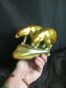 Zsolnay irisierende Eosin Eisbären Figur Top - Bild 1 von 6