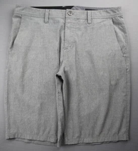 Men's Volcom Chino Shorts Surf & Turf 4 Way Stretch Gray Size 34 - Picture 1 of 9