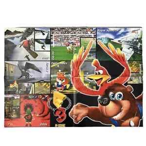 Nintendo N64 E3 Zelda Banjo Conker / Turok 2 Poster 57x41cm - Vintage Retro 1998 - Bild 1 von 6
