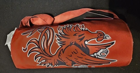 LogoBrands NCAA Outdoor Blanket with Carry Strap, South Carolina Gamecocks 60x70 Cover