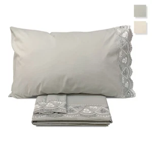 Completo lenzuola in cotone matrimoniale Renato Balestra 2 piazze Penelope 5551 - Imagen 1 de 10