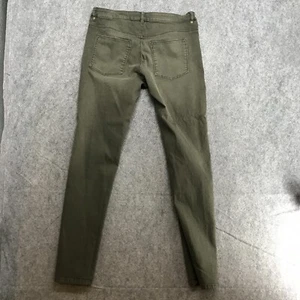 H&M Jeans Damen Größe 12 Grün Skinny Super Stretch Leicht Comfort Denim - Bild 1 von 12