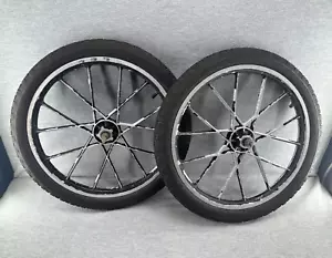 LESTER - VINTAGE Old School Lester Alloy Bmx Bicycle Wheel Set - Picture 1 of 24