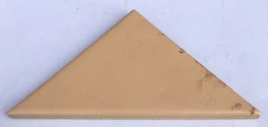 Triangle Vintage Tile in Tan -1 Sq Ft- Surplus- 'USQTCO Romany' - Picture 1 of 3