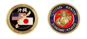 CAMP HANSEN USMC COIN - Bild 1 von 1