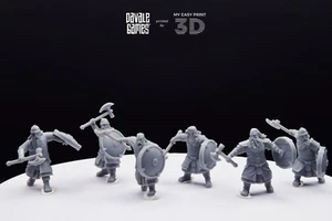 Kalak Warriors Davale Games 3D Printed With High Quality Resin - Imagen 1 de 15