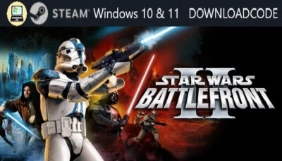 NEU PC Computer Spiel Star Wars Battlefront 2 (Classic) für Windows 10 11 STEAM - Bild 1 von 4