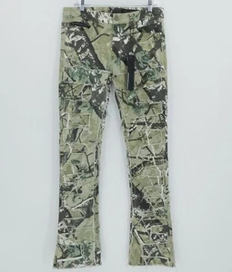 Rockstar Original Jeans Men 30x34 Brown Shake Tree Camo Stacked Flare Streetwear - Picture 1 of 13