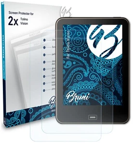 Bruni 2x Écran protecteur pour Tolino Vision Protecteur d'écran - Photo 1/4