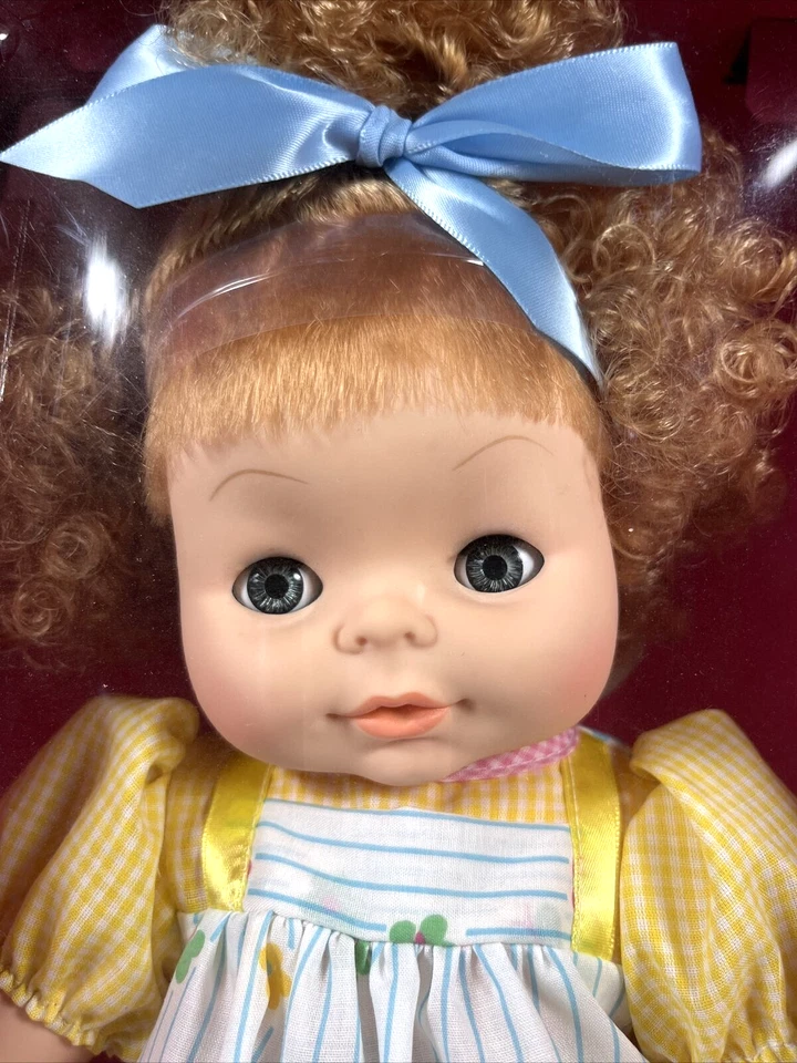 Vintage Horsman Kim Doll 15" Sofskin - Model 14627- Blond Curly Hair-