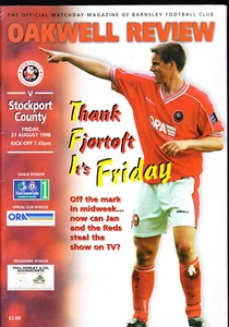 1998/99 BARNSLEY V STOCKPORT COUNTY 21-08-1998 DIVISION 1 - Picture 1 of 1