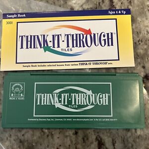 Discovery Toys-Think-It Through Tiles Sample Book Set 3001 Teaching Aids