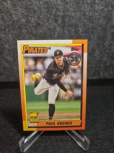 Paul Skenes 2025 Topps Serie 1 1990 35th Anniversary Rookie #T90-63 Pirates - Foto 1 di 6