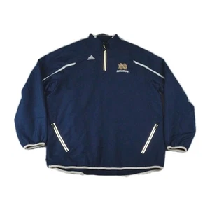 Adidas Climaproof Notre Dame Lucha Cuarto Irlandés Cremallera Cortavientos Para Hombre XL - Imagen 1 de 13