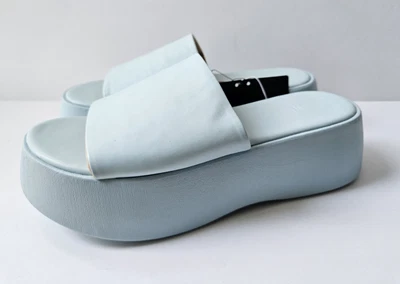 Forever 21 Mujer Cuña Plataforma Punta Abierta Mula Sandalias Talla 6 Foto 1 de 4