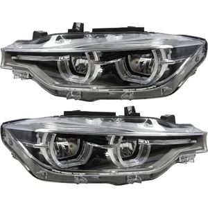 For 2016-2019 BMW 3 Series F30 F31 LED Headlights Headlamps LH & RH Non-AFS Pair - Bild 1 von 6