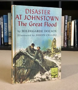 Disaster At Johnstown The Great Flood, Hildegarde Dolson 1965 Landmark Books VG! - Foto 1 di 13