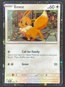 Pokémon Eevee SVP200 SV Black Star Promo NM - Picture 1 of 2