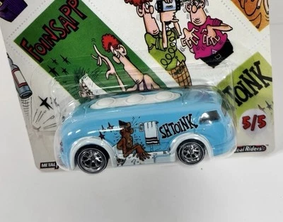 HOT WHEELS REAL RIDERS MAD MAGAZINE 5/5 HAULIN GAS BLUE - Image 1 of 4