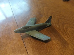 Vintage Metal USAF Jet Fighter Plane - Picture 1 of 12