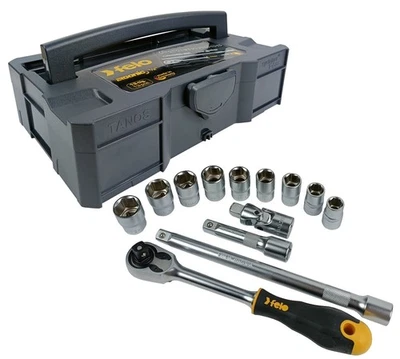 FELO Ratschensatz 1/2" ERGONIC – 13-tlg. | Steckschlüsselsatz | Made in Germany