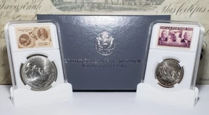 Juego de monedas Mount Rushmore 1991 con estampillas de Teddy Roosevelt de Estados Unidos - ¡Muy bonitas! S1 - Imagen 1 de 23