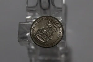 🧠🇬🇧 UK GB SHILLING 1933 SILVER HIGH GRADE GEORGE V B59 #2473 - Picture 1 of 2