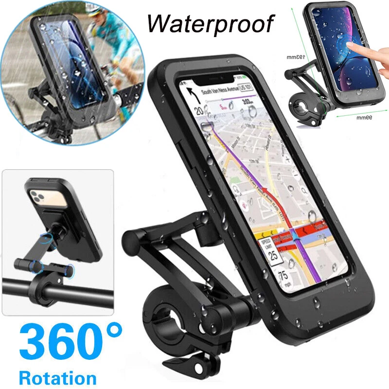 Motorcycle Phone Holder Waterproof Bike Mount For Delivery Drivers Case Bicycle - image 1 of 4