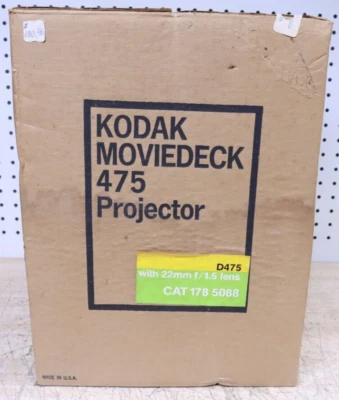 Nice Rare Vintage New / NOS Kodak Moviedeck 475 Projector - Super 8 & 8mm Movies - Image 1 of 4