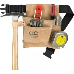(25)-CLC 3-Taschen Wildleder Nagel & Werkzeugtasche mit Gürtel Modell: IPK489X - Bild 1 von 1