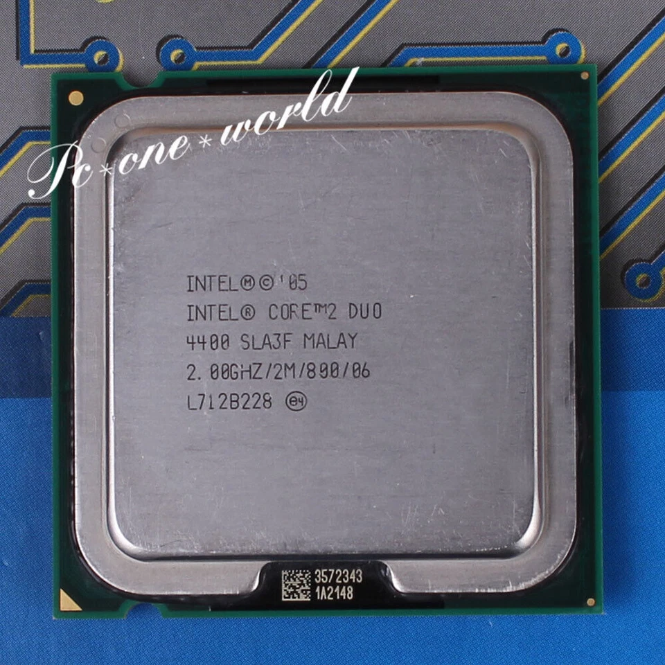 Intel Core 2 Duo E4400 E4500 E4600 E4700 E6300 E6320 E6420 LGA 775 CPU Processor - Image 1 of 1