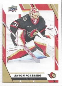 Anton Forsberg 2024-25 Upper Deck Ottawa Senators Pack 2 #AF - Picture 1 of 1