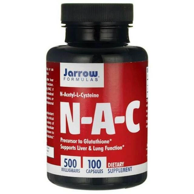 Jarrow Formulas N-Acetyl L-Cysteine Supplement, 500mg - 100 Count