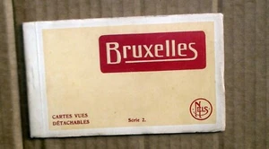 Paquete de 7 postales de colección Bruxelles Nels serie 2 sin usar - Imagen 1 de 5