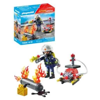 Playmobil Action Heroes 71826 Löschung eines Gastanks, Feuerwehr NEU/OVP