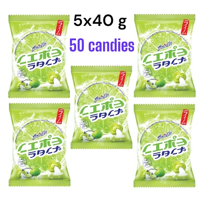 DY Heartbeat Candy Sour Lemon Lime Salt Flavor Vitamin C Added 5x40g 50 Candyies - Image 1 of 4