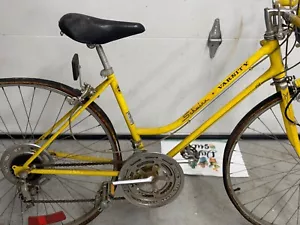 1975 Yellow  Schwinn Varsity Bike ?!?Vintage?!? Womens Bike 10 Speed All Their - Picture 1 of 17