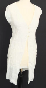 * Ulla Popken Long 100% Leinen Sommer Cardigan Gr. 54 56 TOP Cape - Bild 1 von 5