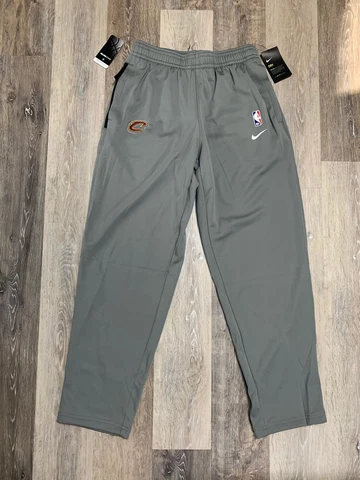 Nike NBA Cleveland Cavaliers Fleece Pants Gray TEAM ISSUED Mens Size Medium TALL Cover