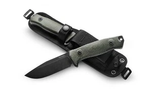 LionSteel M5 CVG BLACK Hunter Jagdmesser Sleipner Stahl Canvas Micarta Cordura - Bild 1 von 7