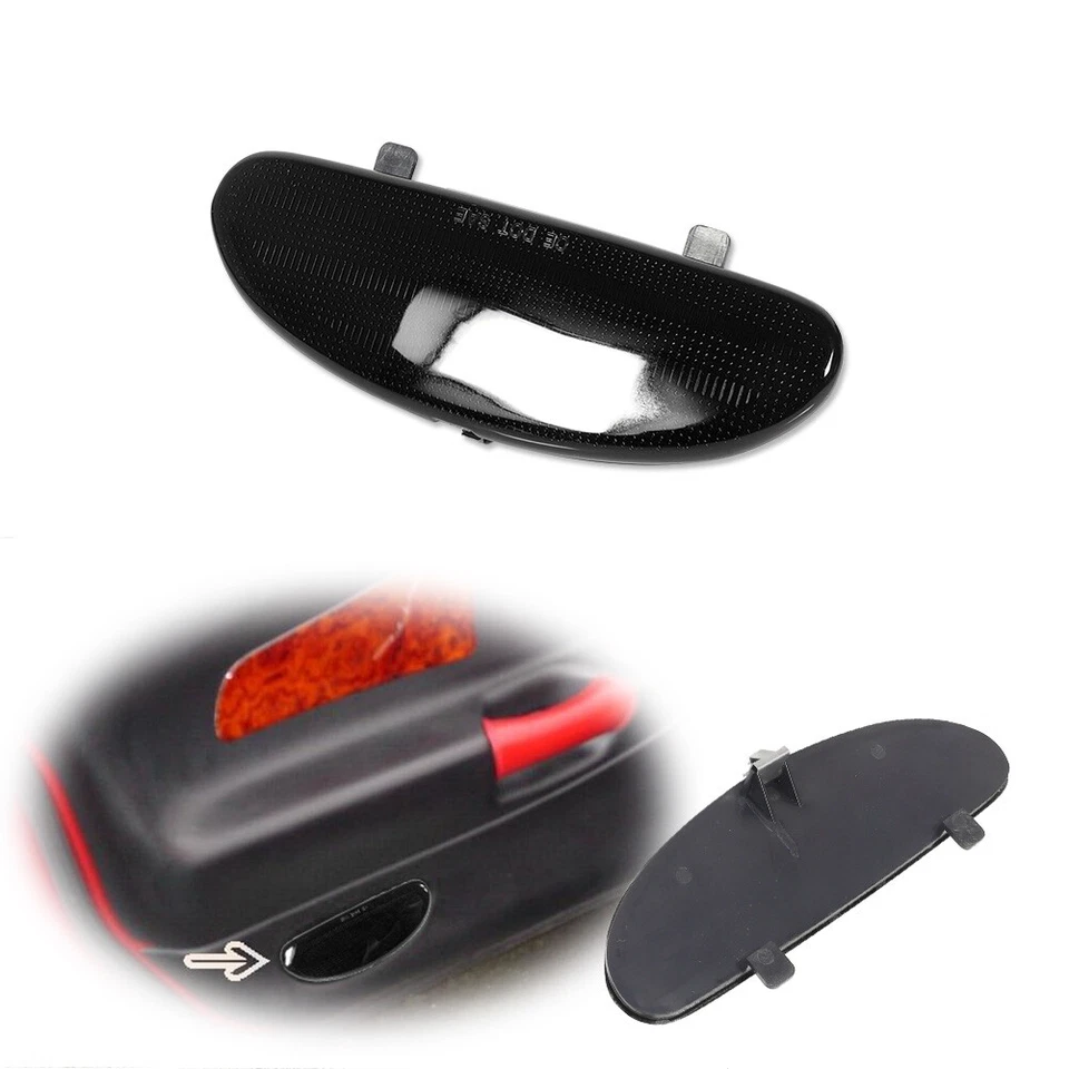 1 peça para Corvette C5 painel de porta placa refletora luz lente fumê 1997-2004 Chevy - Imagem 1 de 4